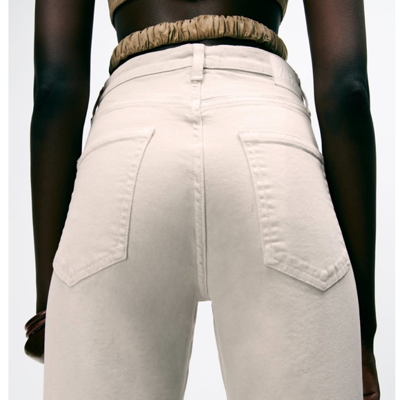 SLIM FLARED SLITTED HIGH RISE Z1975 JEANS - Picture 1 of 10